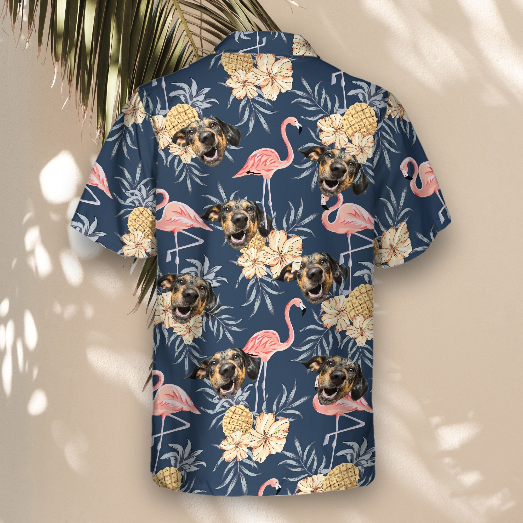 Flamingo & Pineapple Paradise | Aloha Custom Hawaiian Shirts with Faces or Logos