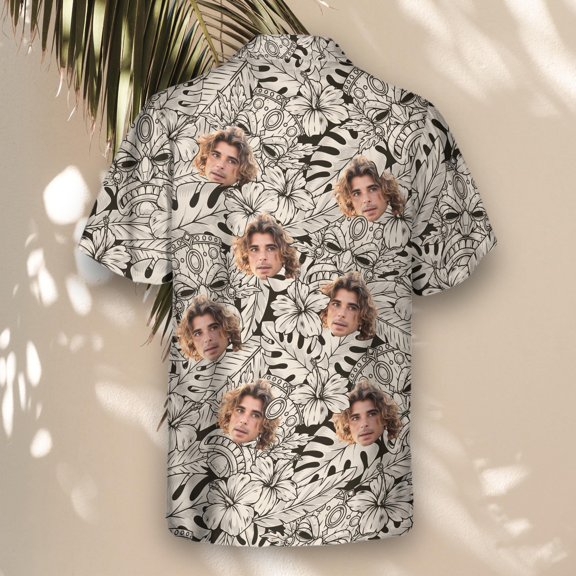 Island Tiki Vibes | Aloha Custom Hawaiian Shirts with Faces or Logos