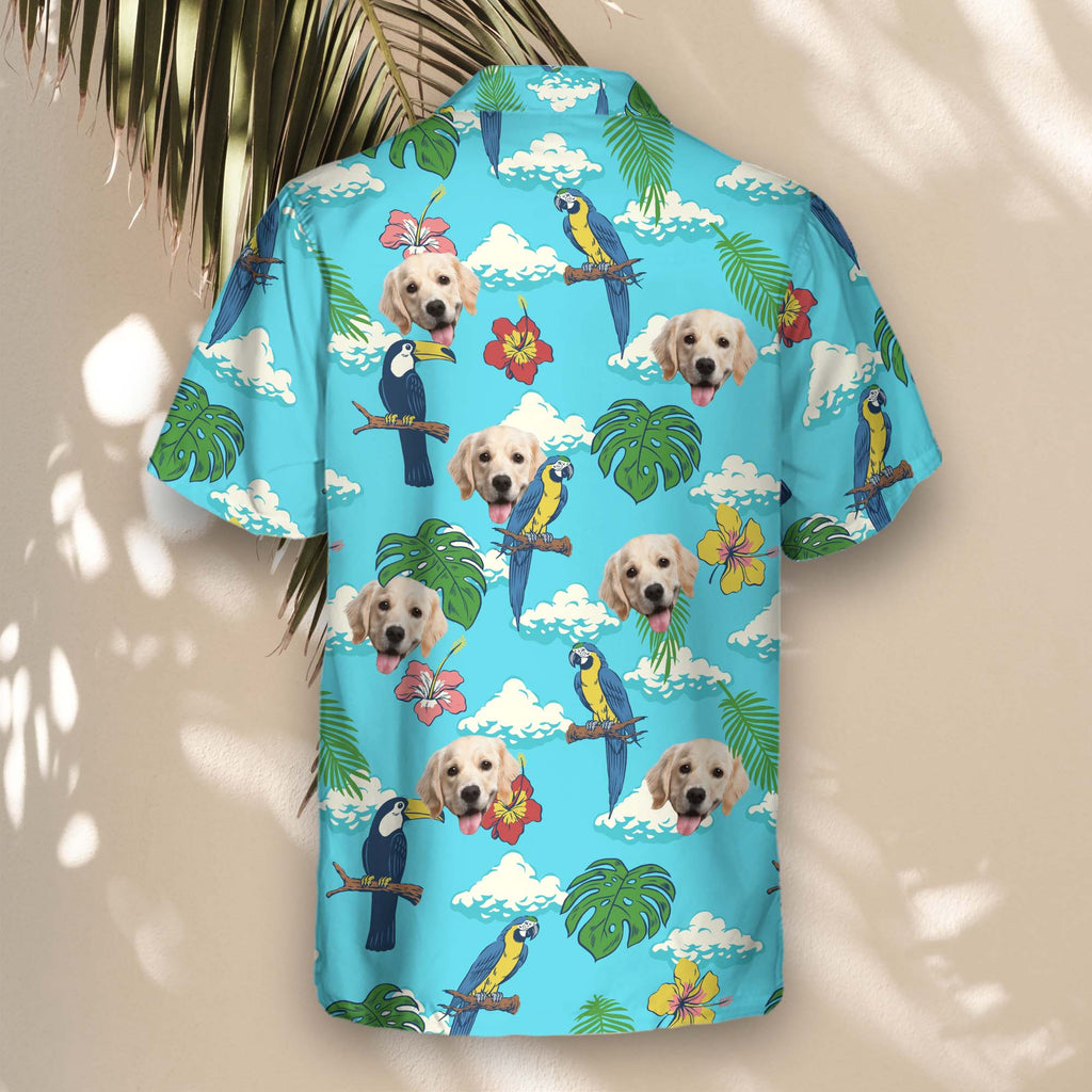 Jungle Bird Paradise | Aloha Custom Hawaiian Shirts with Faces or Logos