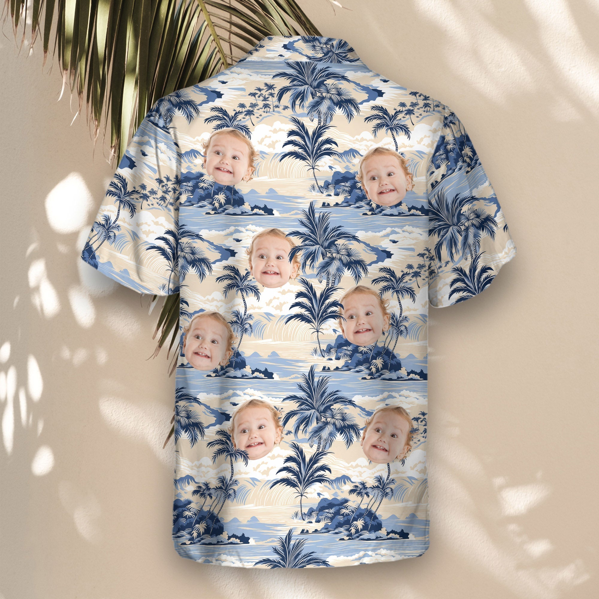 Nostalgic Tropical Paradise | Aloha Custom Hawaiian Shirts with Faces or Logos