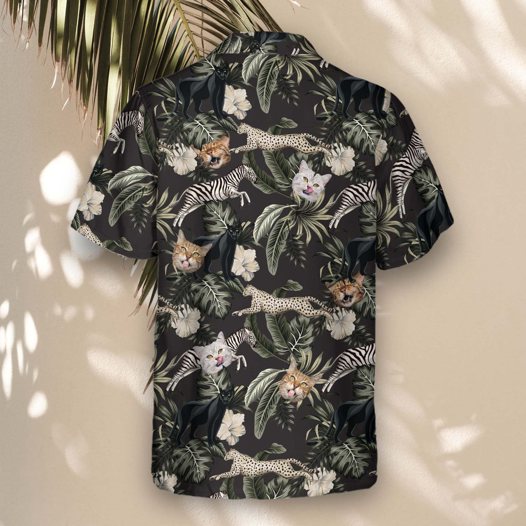 Running Wildlife Animal | Aloha Custom Hawaiian Shirts with Faces or Logos