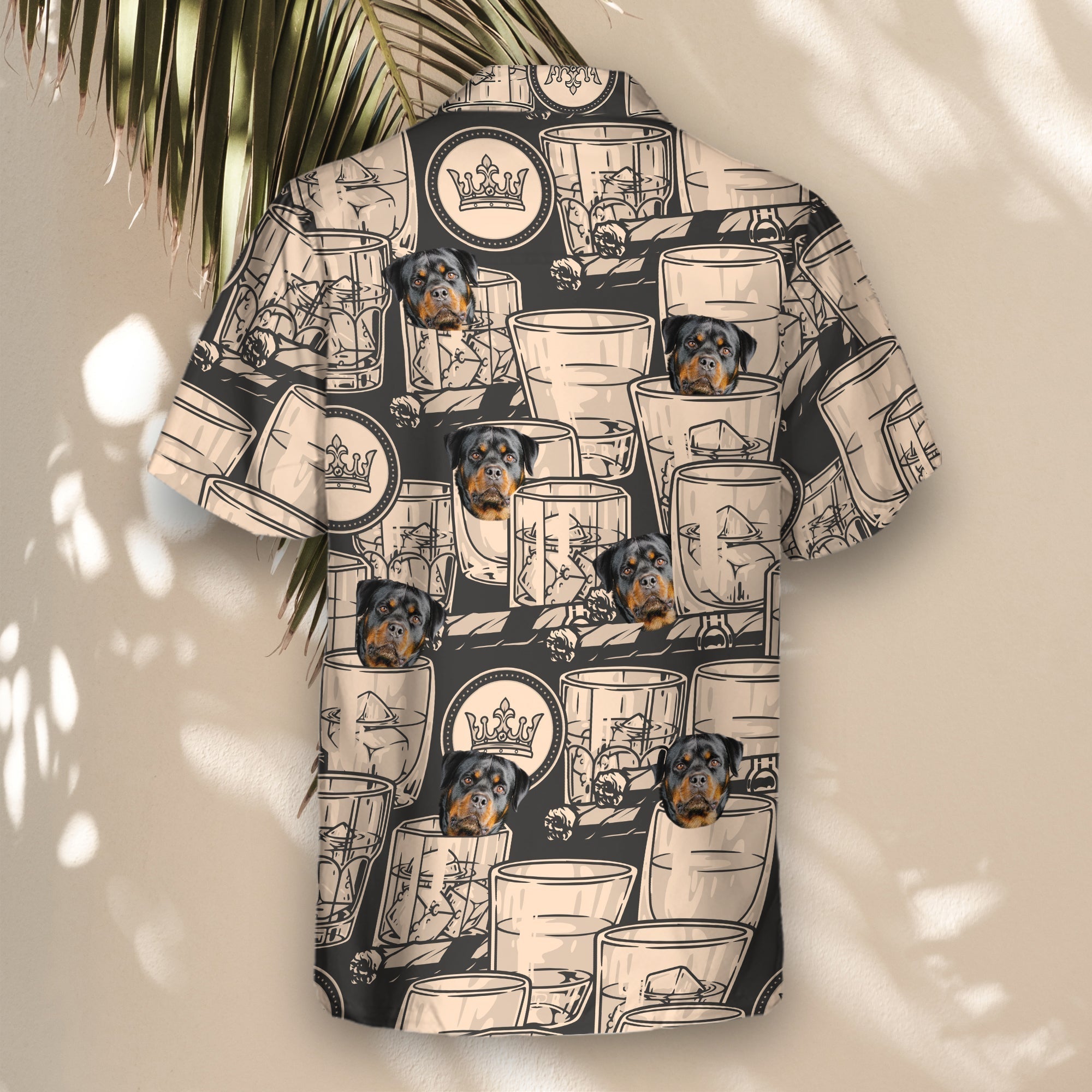 Whiskey Booze | Aloha Custom Hawaiian Shirts with Faces or Logos