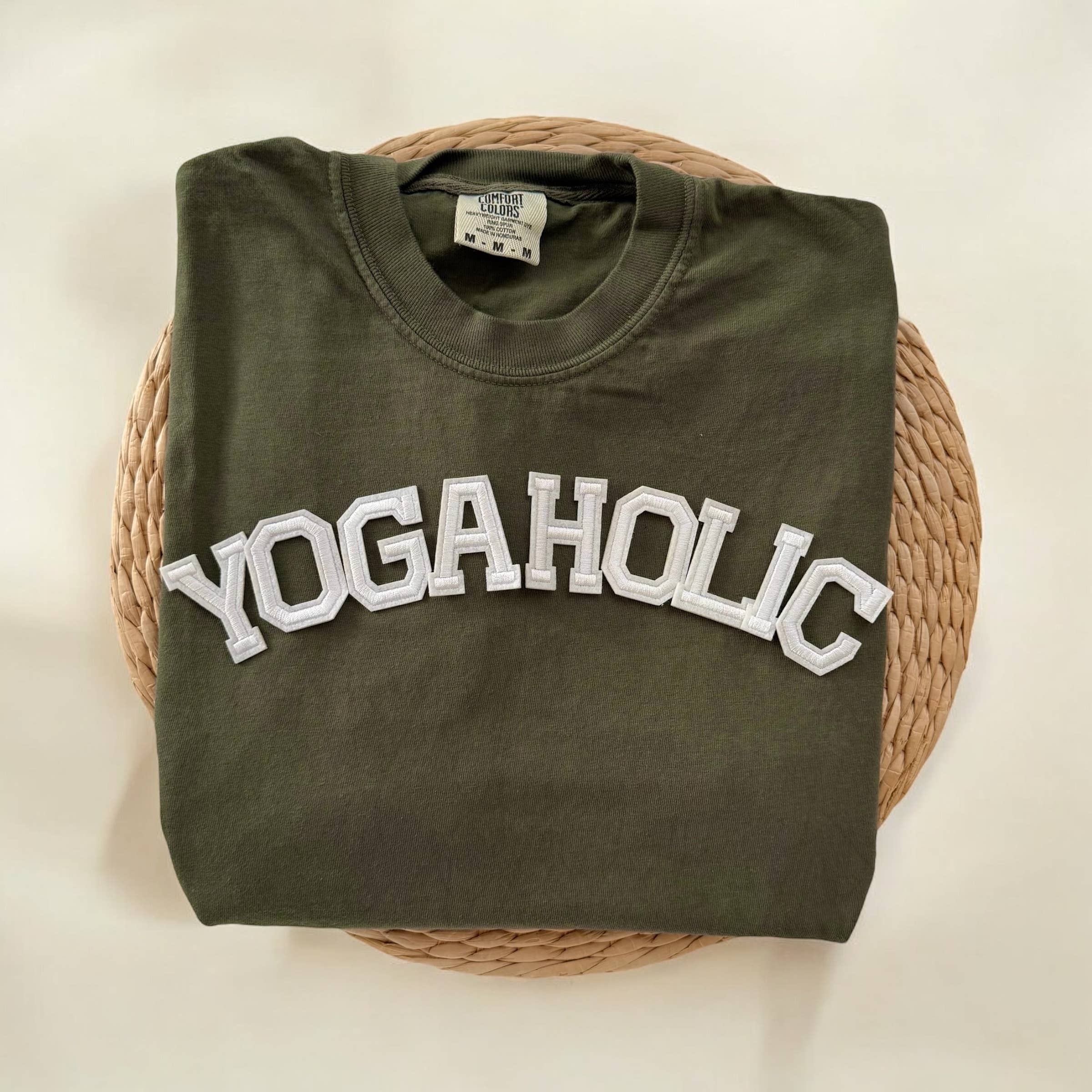 Yogaholic Comfort Colors Short Sleeve Shirt, Yoga Shirts
