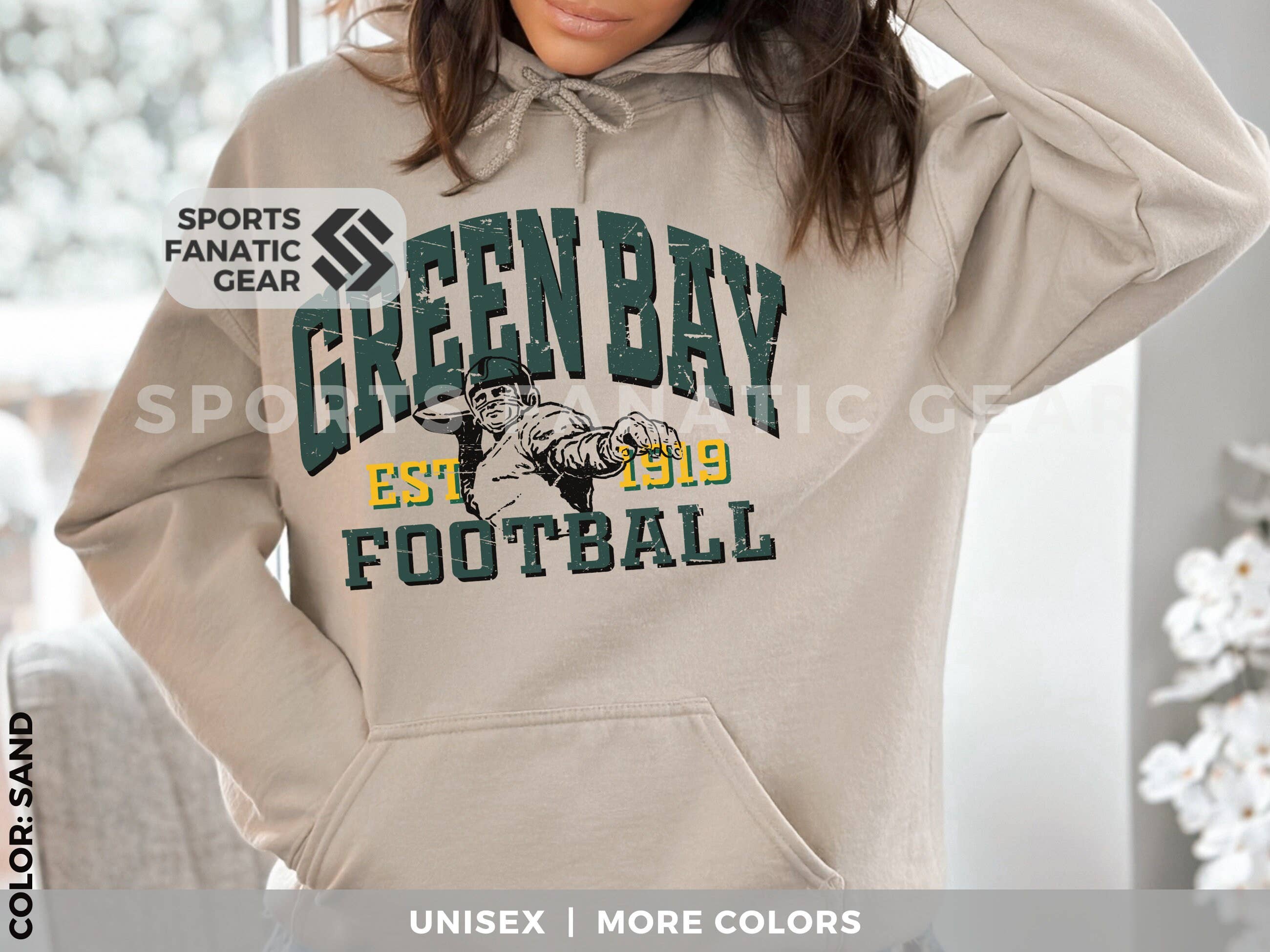 Green Bay Vintage Football Sweatshirt - Retro Fan Gift