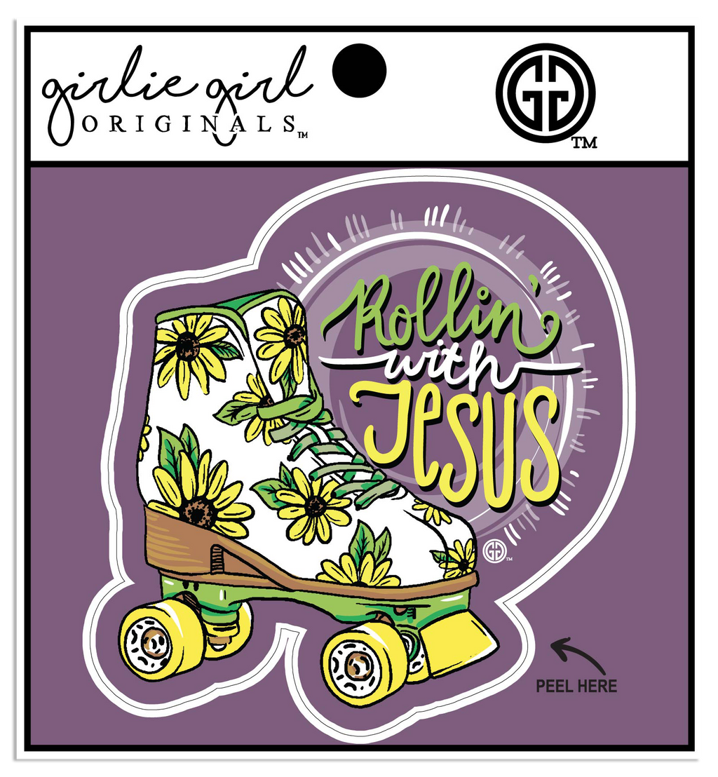 Decal/Sticker Rollin with Jesus 2469