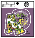 Decal/Sticker Rollin with Jesus 2469