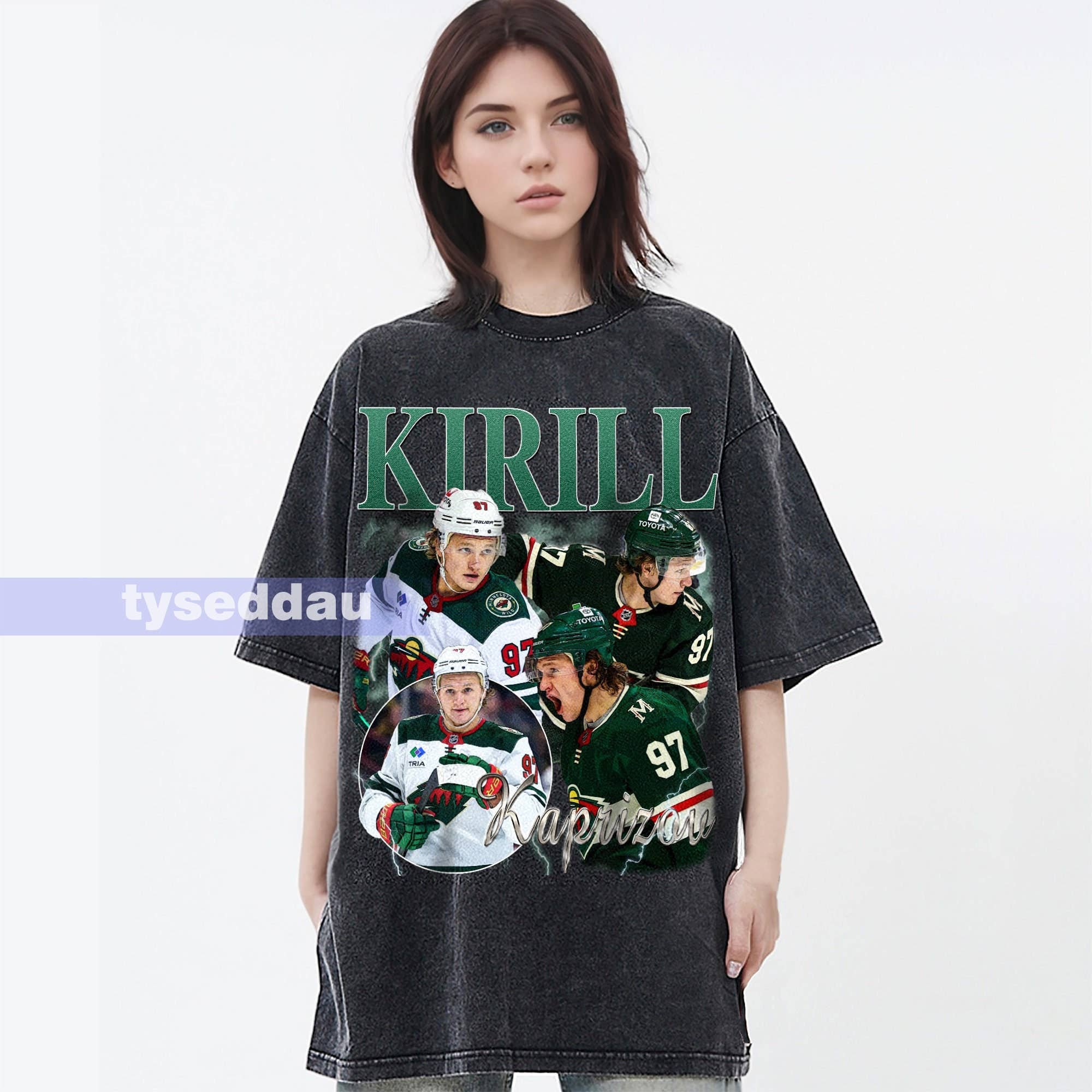 Kirill Kaprizov Retro 90's Graphic T-Shirt – Vintage Style