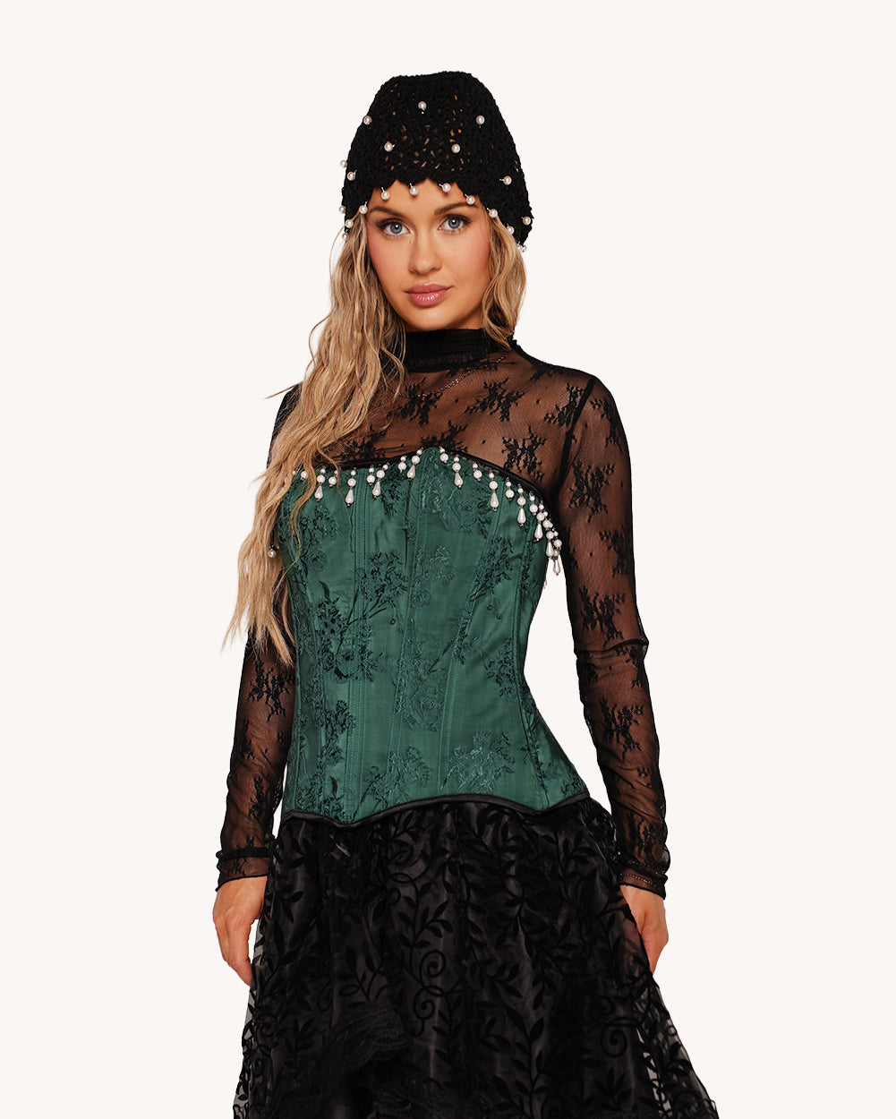 Raven Lace Top
