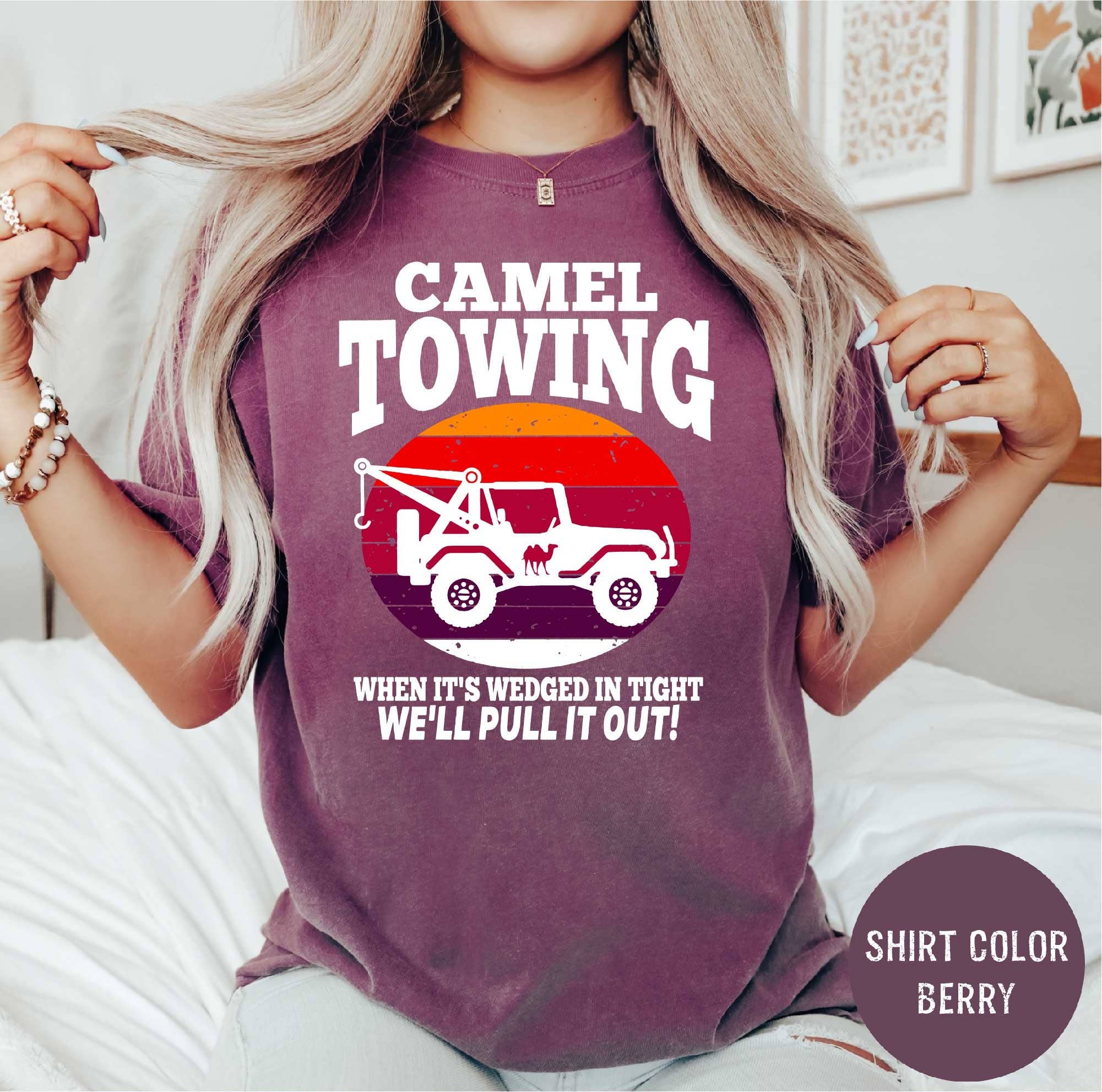 Retro Camel Towing Shirt – Sarcastic Quotes
