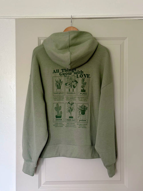 "Water Your Plants" Forest Hoodie