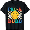 Pre-k Dude Preschool First Day Prek Boys Kids Back to School T-Shirt