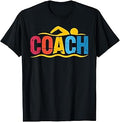 Swim Coach Art for Men Women Swimming Coach Swim Teacher T-Shirt