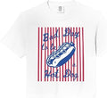 Bad Day to be A Hot Dog, Funny Wiener 4th of July Comfort Colors Crop Top