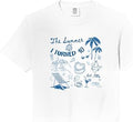 Summer I Turned 40 Beach Seashell Coastal 30th Birthday Comfort Colors Crop Top