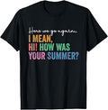 Back to School Gen Z Teacher Tee Here We Go Again T-Shirt