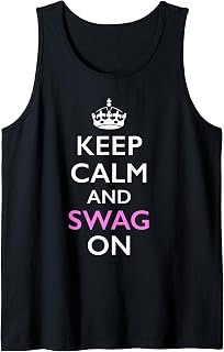 Keep Calm and Swag On Tank Top