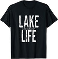 Lake Life Unsalted Funny Vacation Boating Pontoon Fishing T-Shirt
