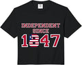 Liberia - Independent Since 1847 Comfort Colors Crop Top