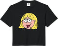 Lizzie McGuire Cartoon Lizzie Iconic Big Face Logo Comfort Colors Crop Top
