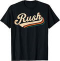 Vintage Rush Name Classic Gifts for Men Women Kid T-Shirt