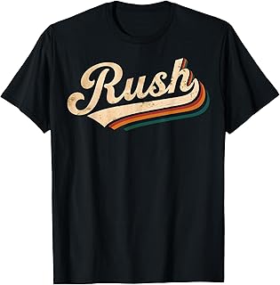 Vintage Rush Name Classic Gifts for Men Women Kid T-Shirt