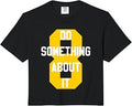 Do Something About It Basketball Number 8 Comfort Colors Crop Top