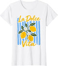 La Dolce Vita Lemon Italian Summer Vacation Vintage T-Shirt
