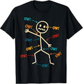 Funny Ow Ow Ow Ow Saying Body Pain Character Humor Sarcastic T-Shirt