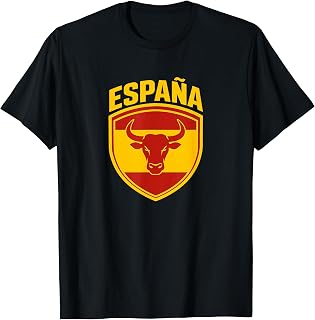 Spain Shirt with Spanish Flag Outfit for Men Women Kids T-Shirt