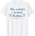 Summer I Turned 13 Vintage 2013 Cute Bow 13th Birthday Girl T-Shirt