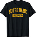 Notre Dame in Vintage Athletic Sports Design T-Shirt