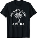 Aruba One Happy Island Aruban Souvenir Dutch Caribbean T-Shirt