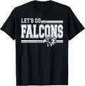 Falcons High School Sports Fan Team Spirit Vintage T-Shirt