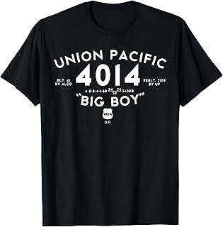 Big Boy 4014 Union Pacific Steam Engine Railroad T-Shirt