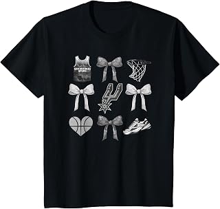 NBA San Antonio Spurs Bow Grid T-Shirt