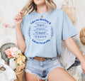 Take Me Thrifting Vintage Collage Blue Bella Graphic Tee