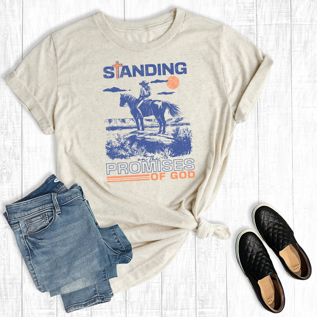 Western Faith Standing On the Promises Graphic Tee