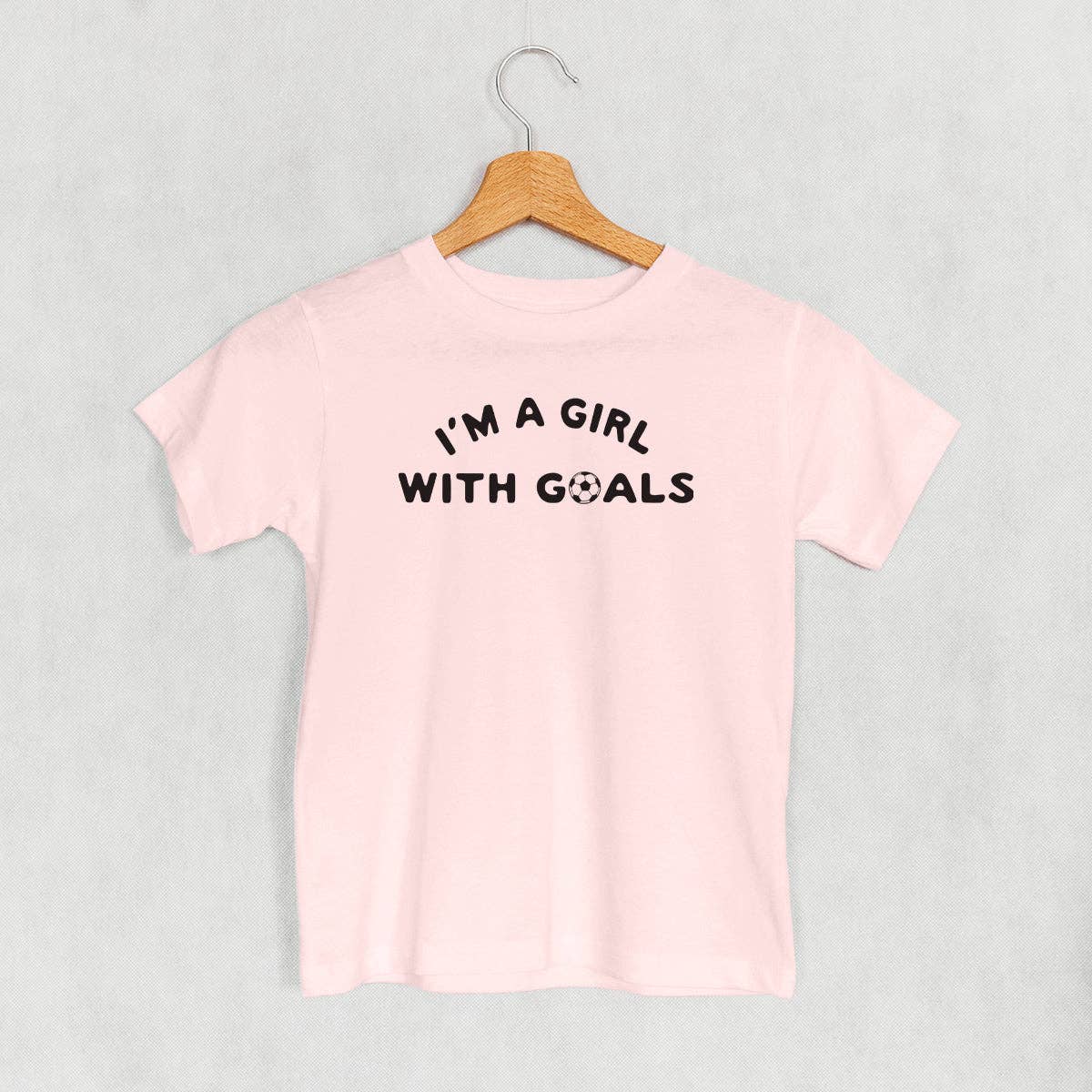 I'm A Girl with Goals Soccer (Kids)