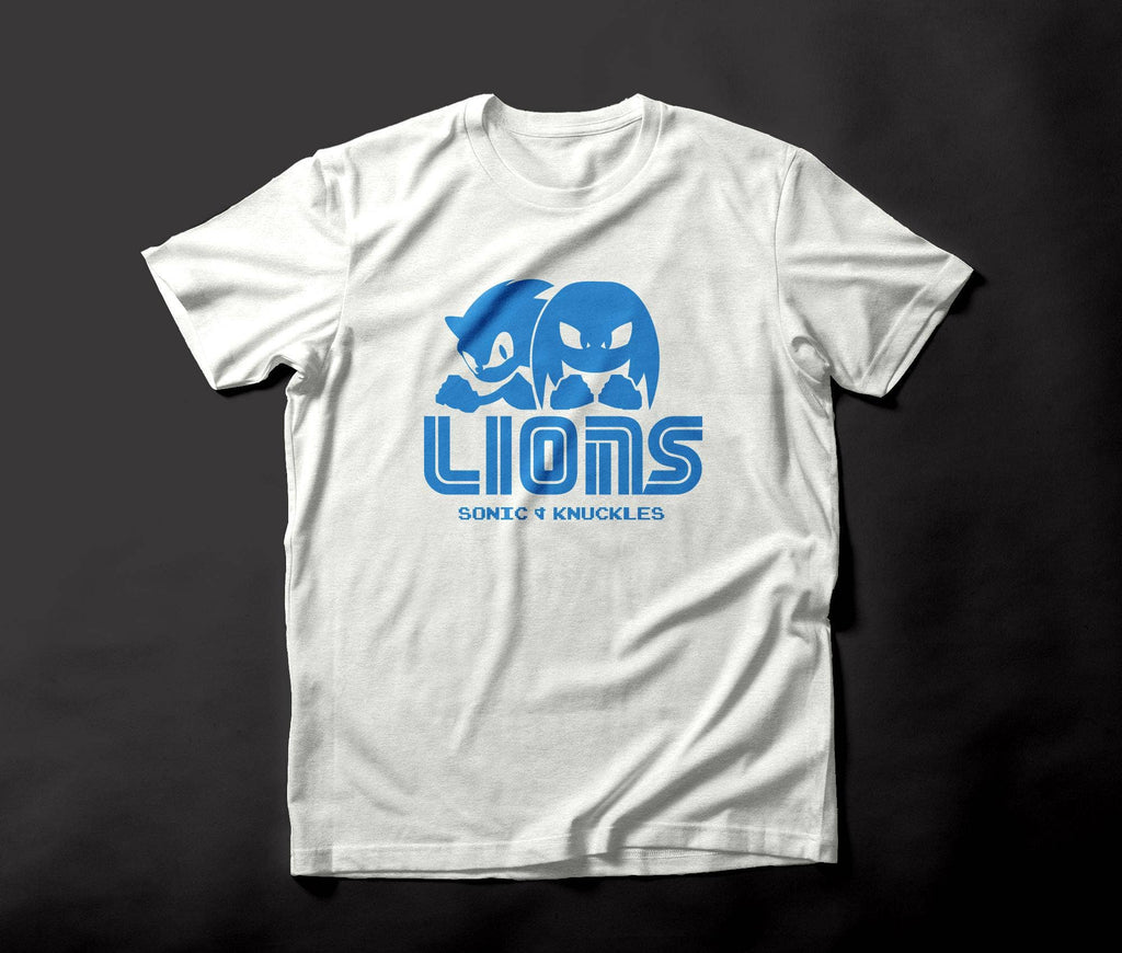 Lions Sonic & Knuckles Graphic Tee For Retro Fans