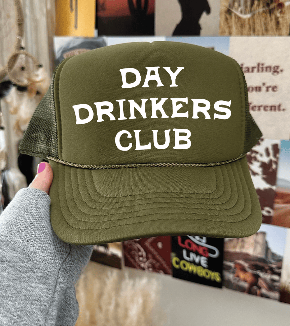 Day Drinkers Club -  Foam Otto Trucker Hat - Multiple Colors