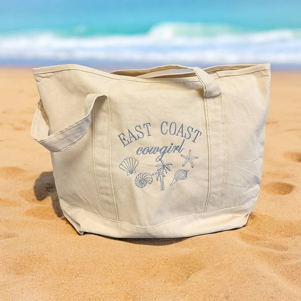 Coastal Cowgirl, Beach Bag, Coastal Gifts, Tote Bags