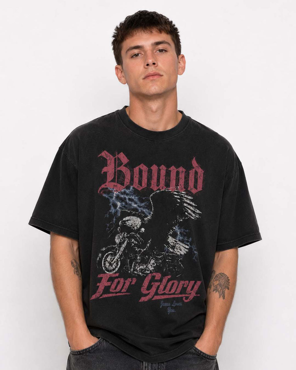 New || "Bound For Glory" Tee