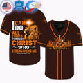 HOT I Can Do All Things Through Christ Who Strengthens Me, Jesus Baseball Jersey