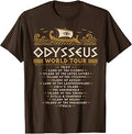 Odyssey Homer Dark Academia Odysseus World Tour T-Shirt