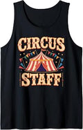 Funny Circus Staff Art for Men Women Carnival Circus Crew Tank Top