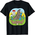 Neil Seal Disrespect Your Surroundings Funny Art T-Shirt