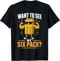 Want to See My Six Pack Bricks Toys Boy Lover Master Builder T-Shirt