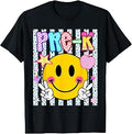 Back to School Striped Pre-K Vibes Teacher Kids Boys Prek T-Shirt