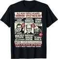 Horror Movie Monsters Frankenstein Spooky Vintage Halloween T-Shirt