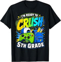 Im Ready to Crush Fifth Grade Back to School 5th Grade Boys T-Shirt
